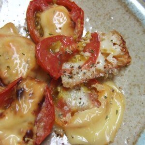 トマト　チーズ焼き